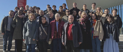 A sunny cold noon at EPFL Switzerland with the DCA teachers (Prof. Moshe Ben-Akiva and Prof. Michele Bierlaire) and fellow students.